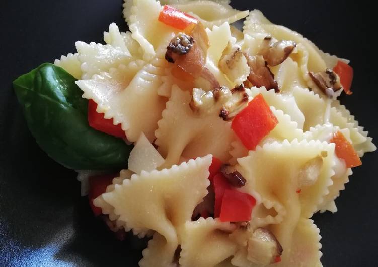 Farfalle arcobaleno 🍆🌈🌶️😋