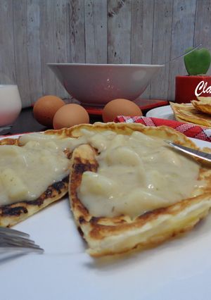 Une photo de Crêpes moelleuses aux asperges