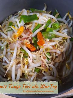 Foto resep 81. Tumis Tauge (Toge) Teri ala Warteg