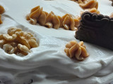 Chocotorta con crema y nueces 😋