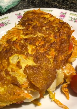Una foto de Omelette de zanahorias