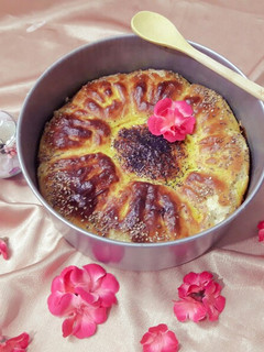 عکسی از دستور نان شیرمال خانگی🤗