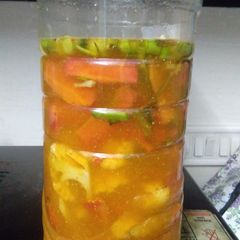 A picture of Veg Pickle without oil.