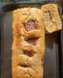 Budin con relleno de dulce de membrillo