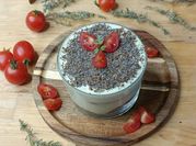 Une photo de graine de lin dessert