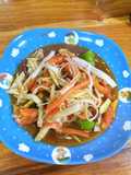 Cucumber Salad with Imitation Crab (Tam Taeng Kwa Sai Puad)