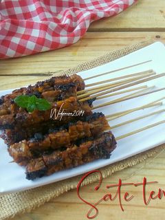 Foto resep Sate tempe #Bandungrecook2_Inesetiawati