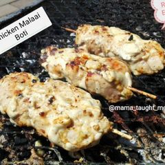 A picture of Braai Malaai Chicken Boti.
