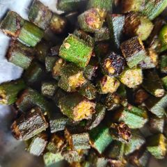A picture of Masala bhindi.