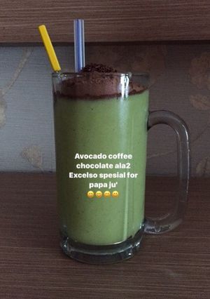 Foto resep Avocado milo coffee ala2 excelso