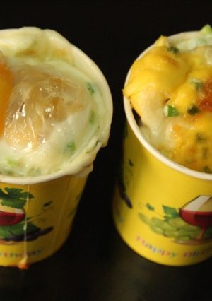 Hình của món Bánh trứng phô mai kiểu Hàn.