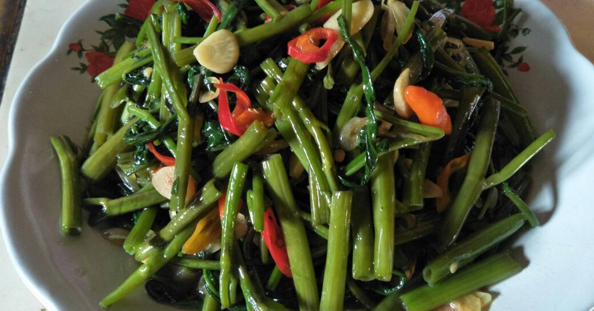 Resep Cha kangkung pedas oleh Denik Mey Anggun - Cookpad