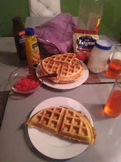 Una foto de Waffles, receta rápida y rica