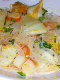 Foto resep Bihun tom yum baso seafood