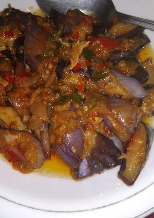 Foto resep Tumis terong ungu