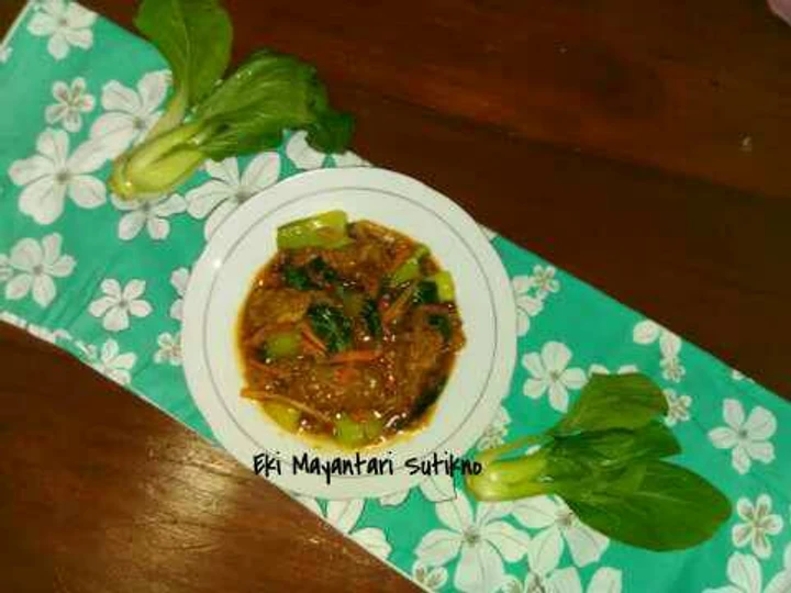 Easy Ways Make Recipes Pokcoy Saus Tiram Ayam Lada Hitam the So Delicious So Delicious.