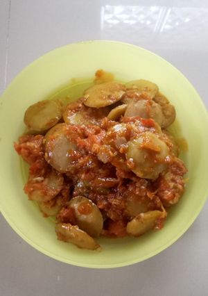 Foto resep Jengkol sambal balado pedas