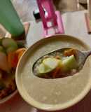 Avena con leche de almendras