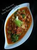 Asam Pedas Manis Selada Romaine dan Sosis
