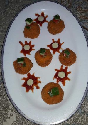 A picture of Vegetable Cheese balls.