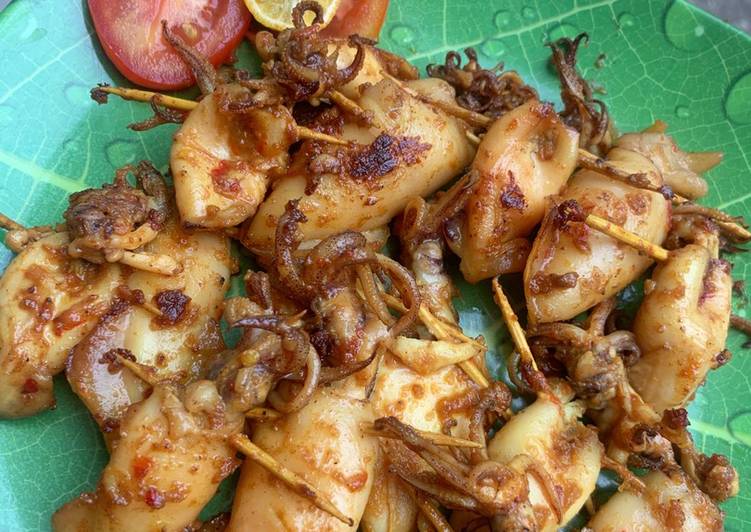 Cumi bakar bumbu simple