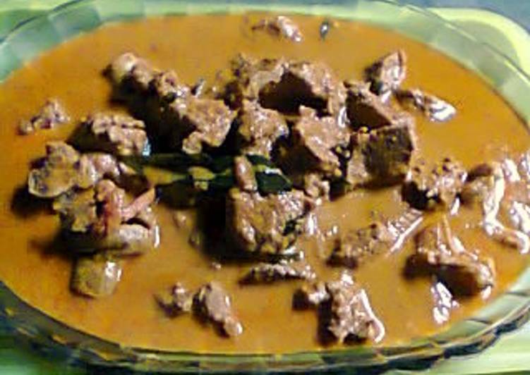 Kari daging kental super pedas
