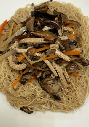 三絲麻油麵線（素） 的食譜成品照片