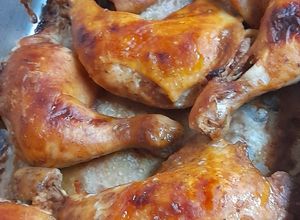 Una foto de Pollo asado a la barbecue