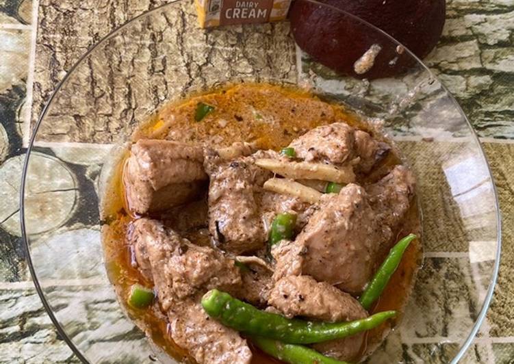 Simple Way to Prepare Favorite Chicken white karahi