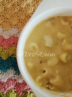 Foto resep Macaroni cream soup (Mpasi)