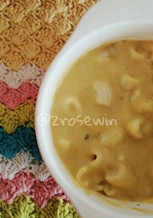 Foto resep Macaroni cream soup (Mpasi)