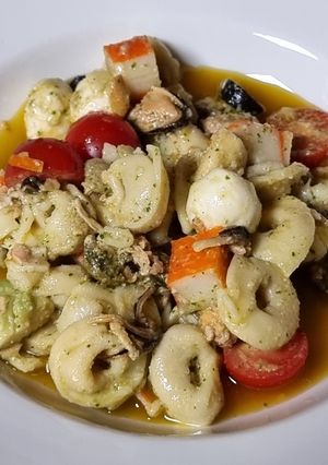 Una foto de Salpicón de tortellini
