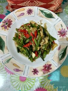 Foto resep Tumis buncis ebi