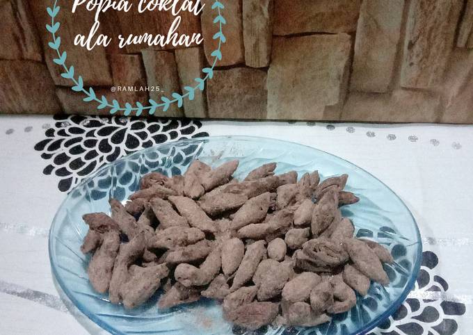 Popia kulit pangsit coklat ala rumahan (ide jualan)