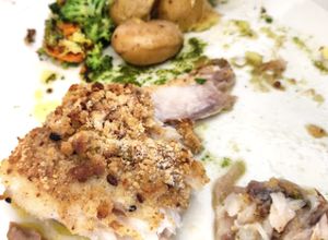 Foto de Bacalhau com crumble de Broa
