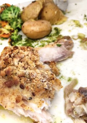 Foto de Bacalhau com crumble de Broa