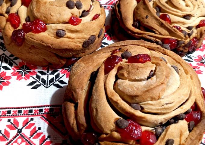 🔸 Крафіни з вишнею і шоколадом 🔸