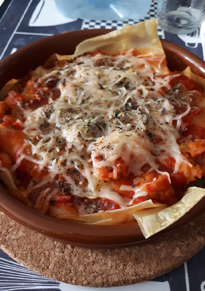 Una foto de 🍝Lasaña casera a mi manera