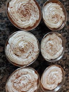 Una foto de Mousse de chocolate