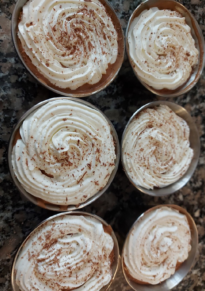 Una foto de Mousse de chocolate