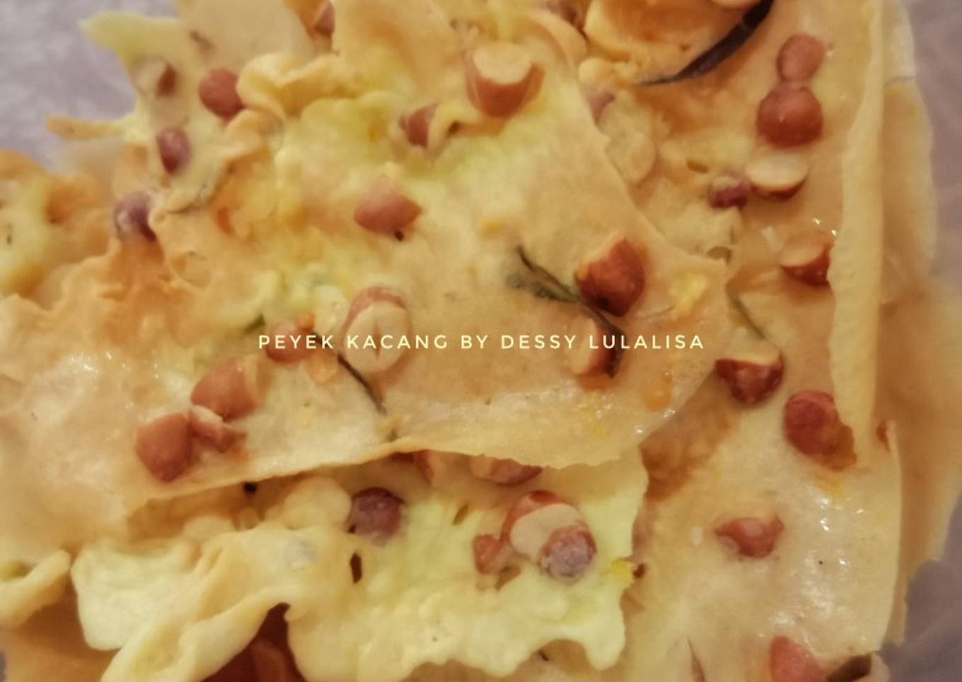 Peyek kacang renyah enak no kapur sirih