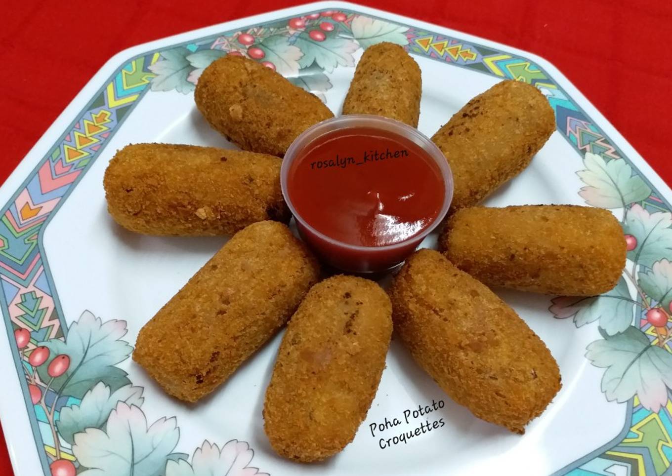 Poha Potato Croquettes