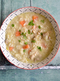 A picture of Creamy Chicken Soup.