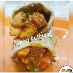 A picture of Paneer Kathi Roll.