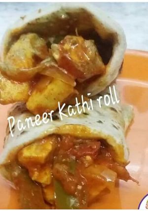 A picture of Paneer Kathi Roll.