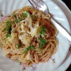 A picture of Cheesy Taco Spaghetti.