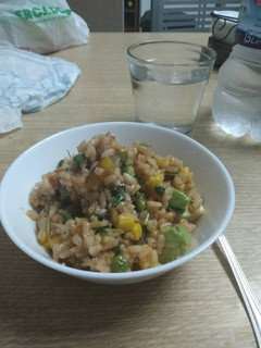 Una foto de Arroz con verduras