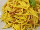 Espagueti carbonara. (Receta italiana)