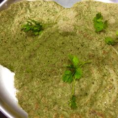 A picture of Healthy green Moong dosa.