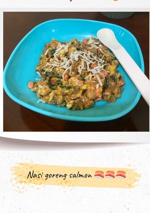 Foto resep Nasi goreng salmon mpasi 10 bln